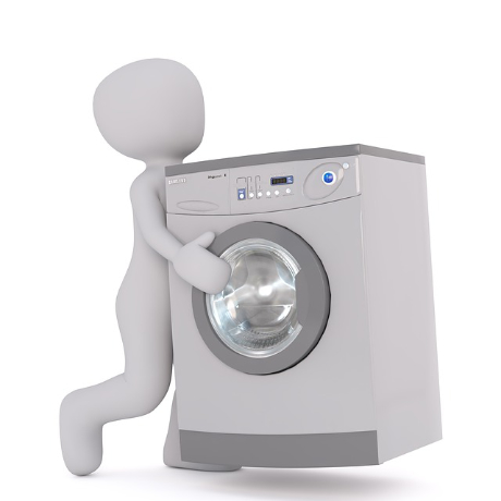 0711 Umzüge weiß Waschmaschine